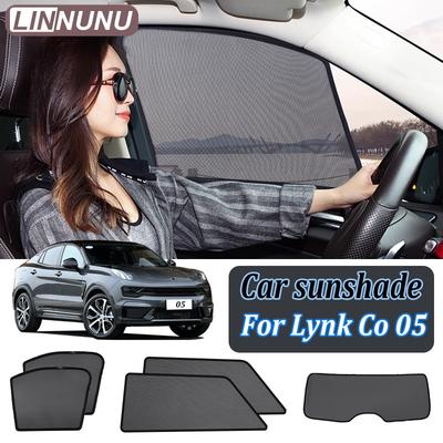 Linnunu для Lynk & Co 05 Лежачий Автомобильный Солнцезащитный Экран Магнитная Сетка Шторка Боковое Окно Солнцезащитный Козырек Защита от УФ-лучей Летние Аксессуары