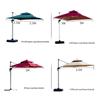 Wujun Outdoor LED Patio Umbrella