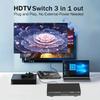 3-в-1 разветвитель для Switch 4K@120Hz HDMI-совместимый переключатель-разветвитель с ИК-пультом дистанционного управления HDMI-совместимый переключатель-селектор