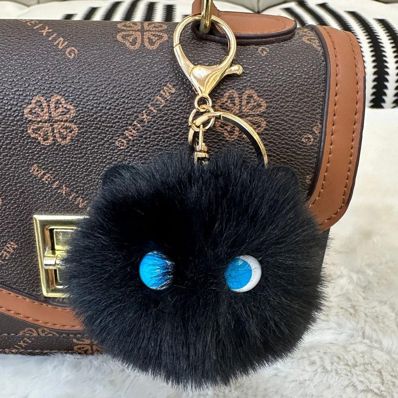 Милый плюшевый котенок ручной работы - Подвеска для рюкзака и очаровательное украшение для сумки