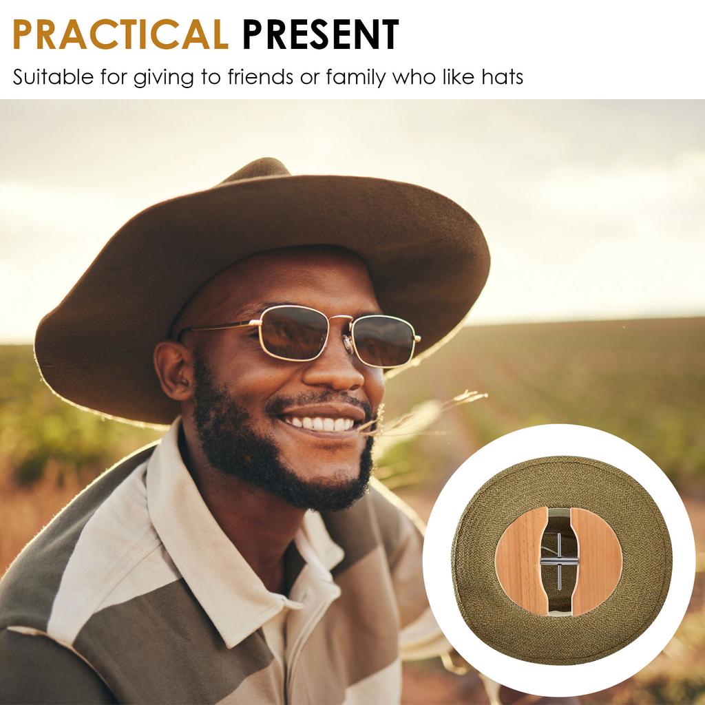 Растяжитель для шляп для облегающей шляпы Регулируемый деревянный формовщик-домкрат для ковбойской и бейсбольной кепки Федора Подарок для друга Растяжитель для шляп