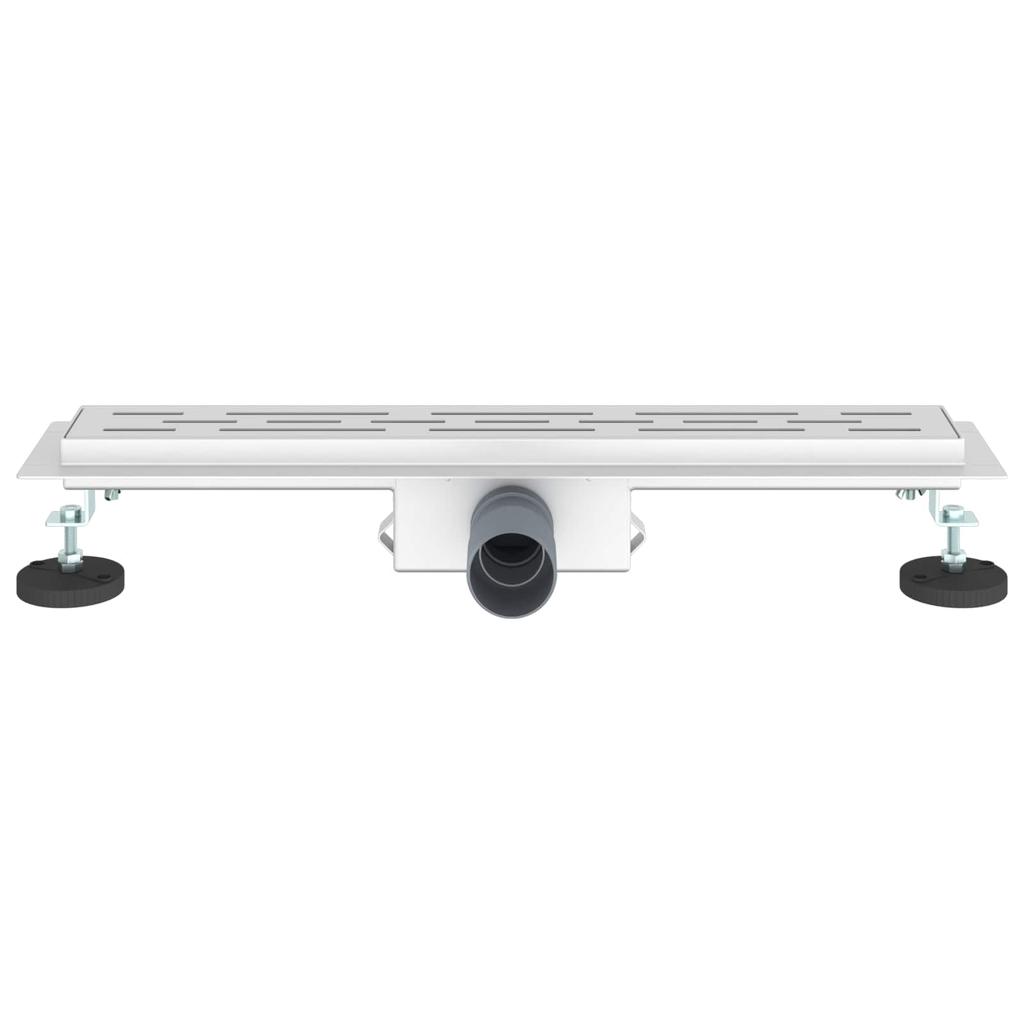 Linear Drain Shower Drain Silver 60 cm Stainless Steel 304