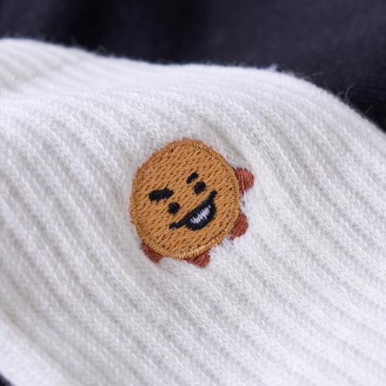 BT21 Вышитые носки серии Daily Basic