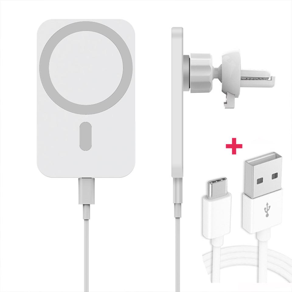 Wireless Charger Magnetic Car phone Holder for iPhone 14 13 Pro Max 12 Phone Accessories 30W Fast Charging Induction Adapter 4