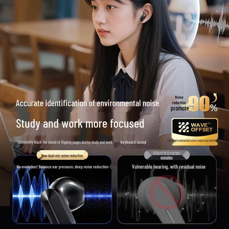 KINYO A30 Наушники Bluetooth с шумоподавлением и ИИ-переводом