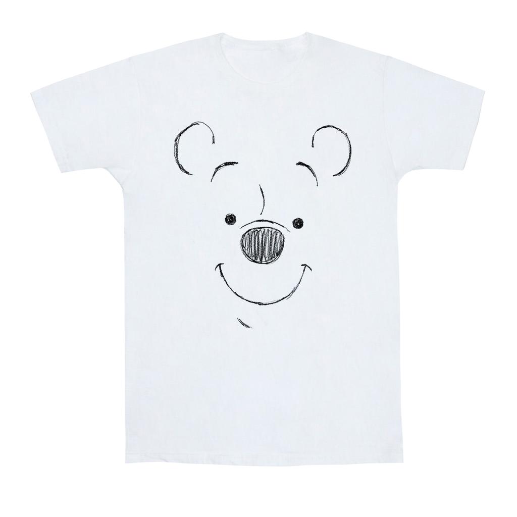 Disney Mens Winnie The Pooh Winnie The Pooh Face T-Shirt