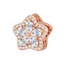 100% S925 Sterling Silver Pendant Sparkling Snowflake Rose Daisy Flower Bee Clip Charm Bead Fit Original  Bracelet Jewelry
