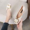 Single Shoes Female Summer 2025 New Fairy Wind Gentle Evening Soft-soled Flat Shoes Shallow Mouth Versatile Doudou Shoes
