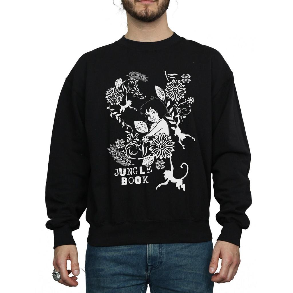 Disney Mens The Jugle Book Mowgli Tale Sweatshirt