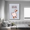Не утка со мной мир утка гусь креативный модный постер настенные художественные фотографии современный холст с принтом забавные животные фреска гостиная украшение дома