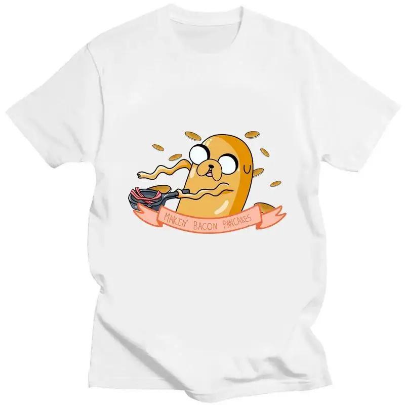 Летняя женская футболка Rock Chewing Princess Повседневная футболка мужская футболка с рисунком Adventure Time