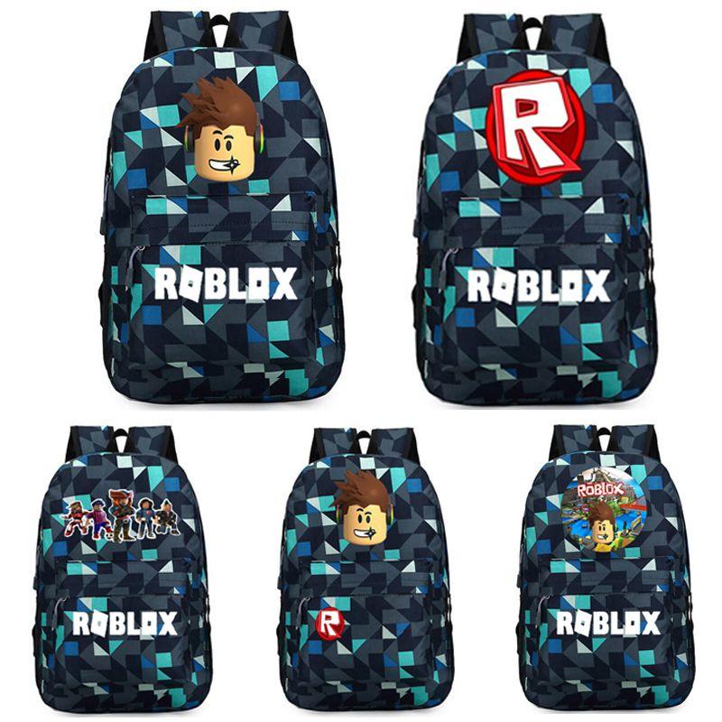 Стильный рюкзак Roblox для детей с ярким мультяшным рисунком и большим объемом