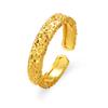Кольцо Super Flash Crushed Ice, легкое роскошное модное женское желто-золотое открытое кольцо, женская бижутерия.