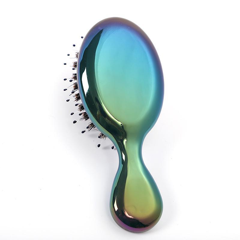 Портативная расческа для массажа кожи головы из щетины мини-свинки для детей