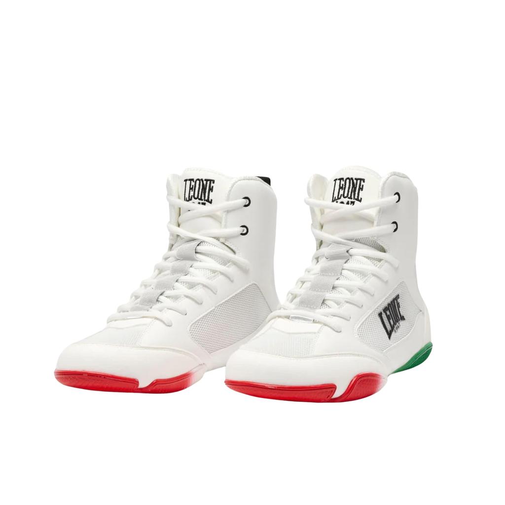 LEONE 1947 CL110 Premium Boxing Shoes, White, EU 46 / 28.4 cm