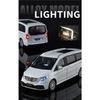 НОВЫЙ 1/24 Benz V260 MPV Модель автомобиля из сплава Игрушка Литье под давлением Звук и свет Машинка на оттяжке Игрушки для детей Транспортное средство