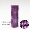 24rows Plastic Hollow Mesh Rhinestones / Thread Rhinestones - 4mm Row Rhinestones, Imitation Diamonds for Christmas Crafts and Curtain Decoration