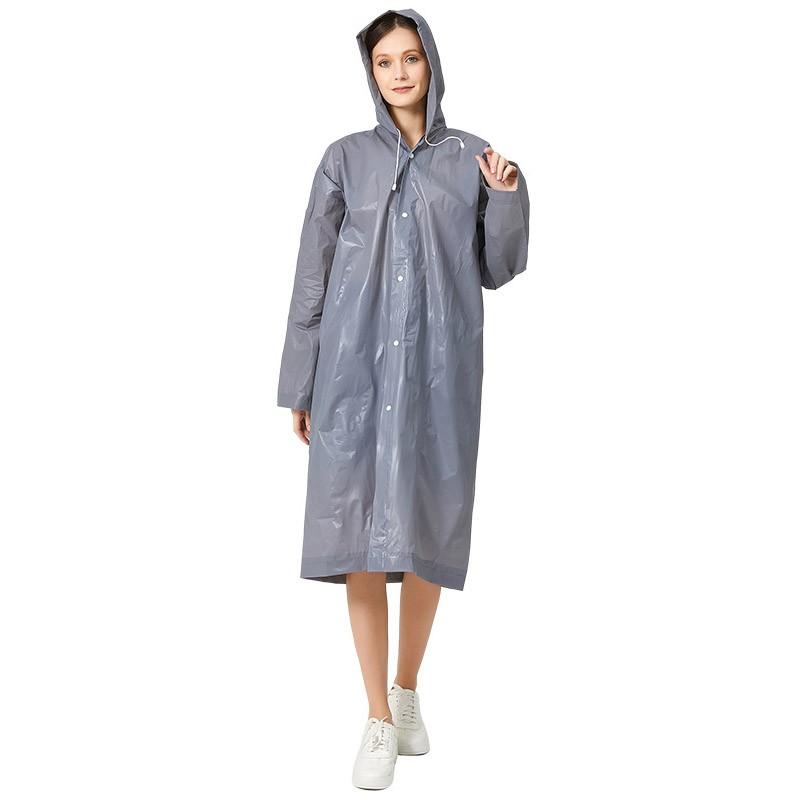 Плащ для взрослых ветрозащитный и водонепроницаемый утолщенный цельный плащ из ЭВА всего тела