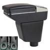 For Renault Clio 4 Armrest For Renault Captur Clio 3 Car Armrest Box Accessories Storage Cup Holder Ashtray Rotatable