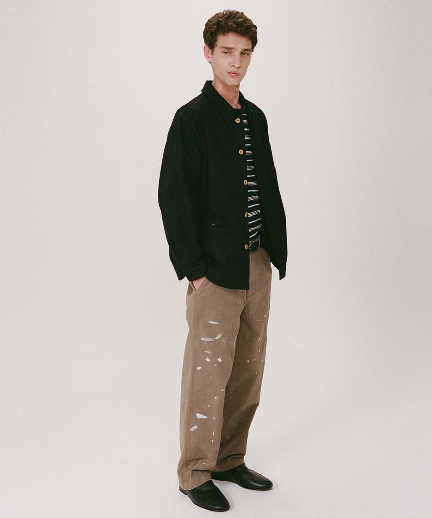 Shirter Serge French Worker Jacket (Black)