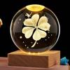 Подарочный уникальный 3D хрустальный шар-лампа с проекциями галактик и планет USB ночник для уютной атмосферы плазменный шар