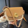 Hot Sale French Retro Casual Simple Style Saddle Bag Temperament Versatile Women's Commuter Shoulder Crossbody Bag