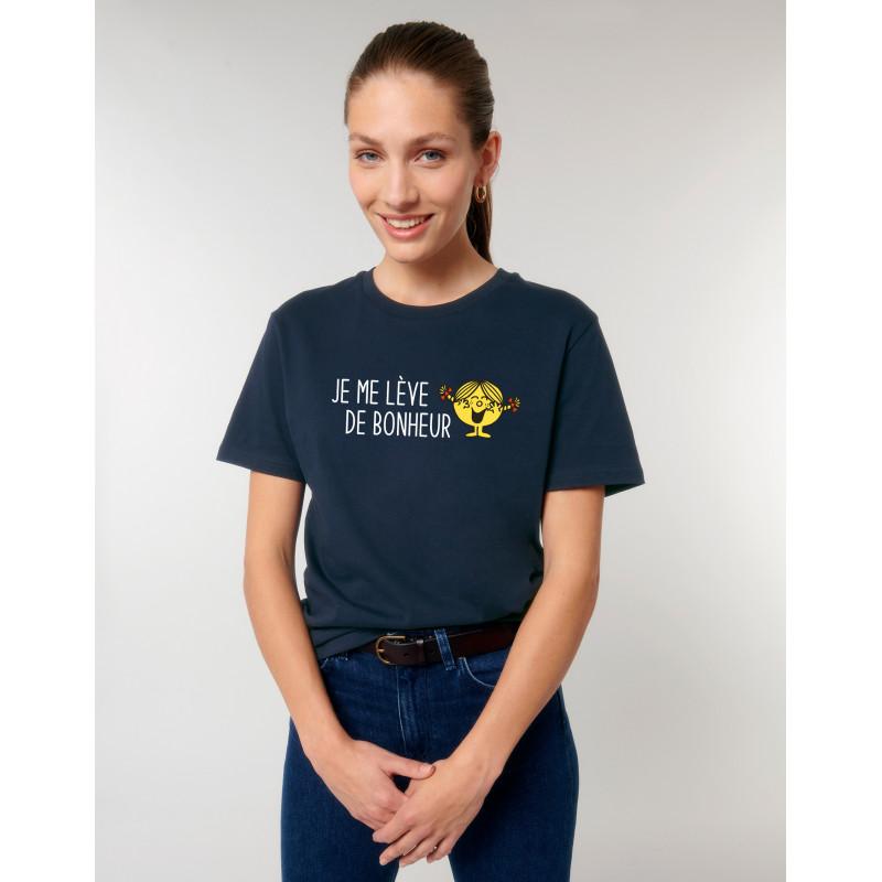 T-shirt Femme - JE ME LEVE DE BONHEUR