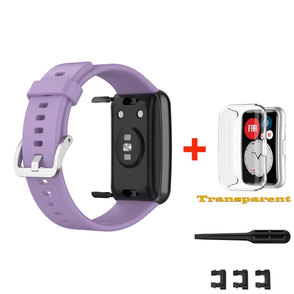 Ремешки для часов Huawei Watch Fit Strap Силиконовый сменный ремешок для Huawei Watch Fit новый ремешок Correa Bracelet