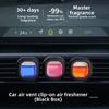 Vent Clip Design Car Air Freshener Vent Clip Alcohol-Free Car Odor Eliminator Clip  Car Freshening