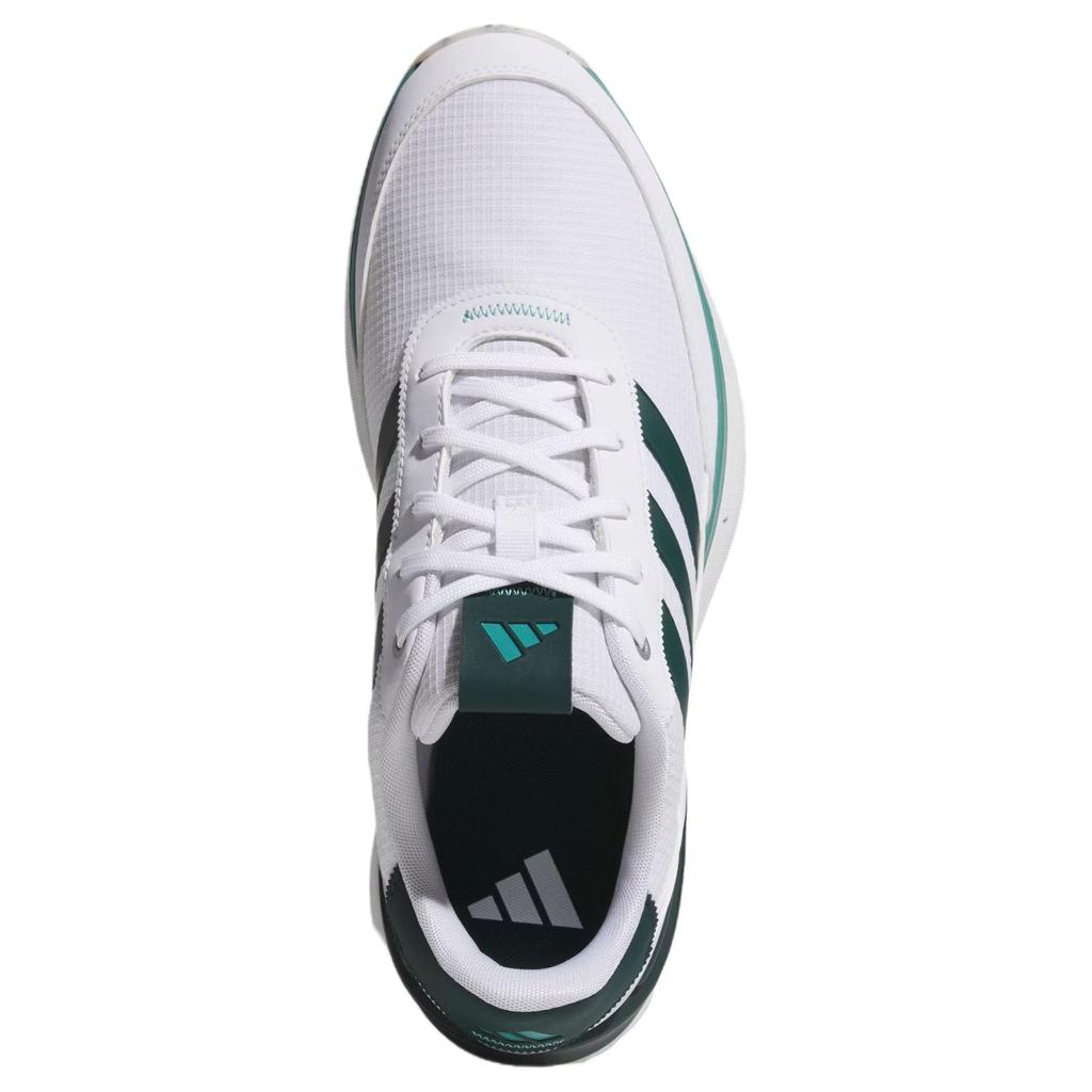 Adidas S2G 24 Износостойкие Кроссовки для Гольфа с Низким Верхом Мужские Бело-Зеленые Кроссовки JI4169