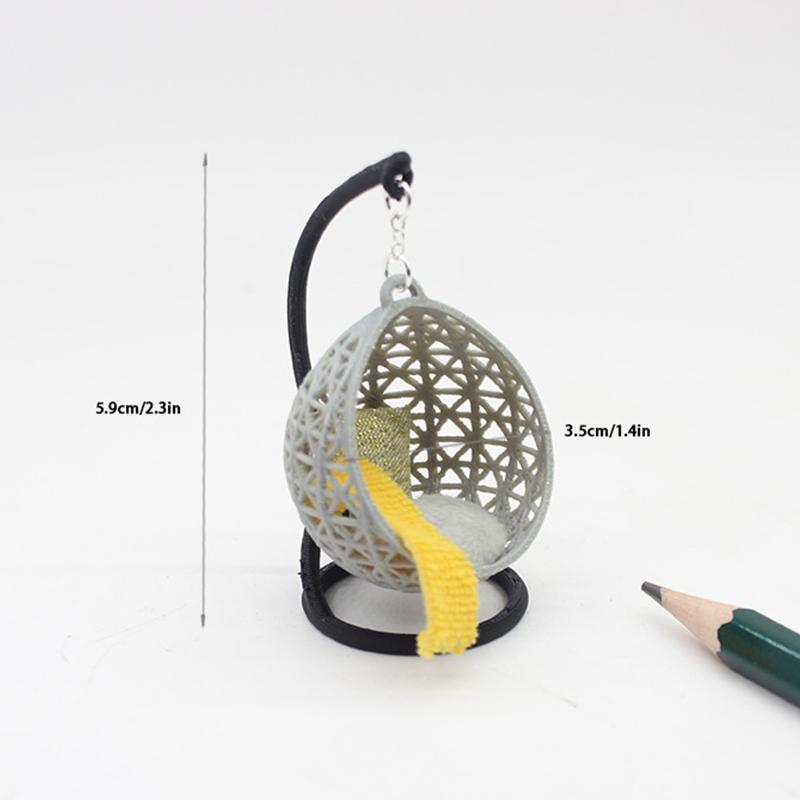 1 набор детских моделей, миниатюрный гамак, макет дома, реквизит, сделай сам, качели, кукольный домик, игрушки, украшения