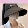 Widebrim Summer Stylish Hat For Women Antiuv Ponytail Cap Foldable Design