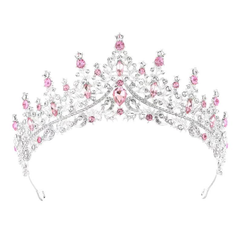 A Versatile New Bride Crown Headwear Hair Band Crown for Birthday Parties Wedding Banquets and Crown Gifts