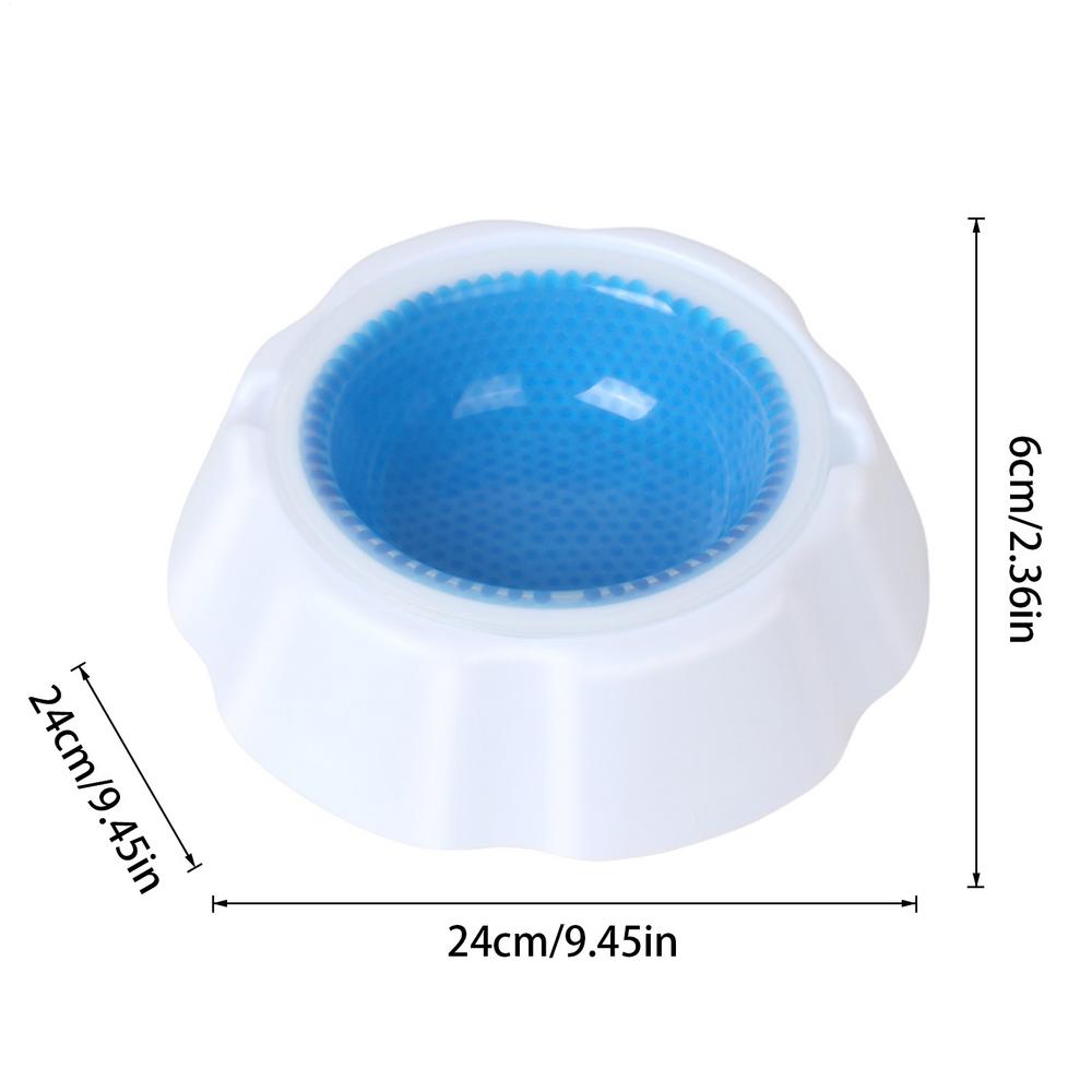 Питомец СобакаКошка Прохладный Летний Конденсированный Ледяной Шар Миска Котенок Щенок Тарелка для Корма Посуда Принадлежности для Кормления Миска