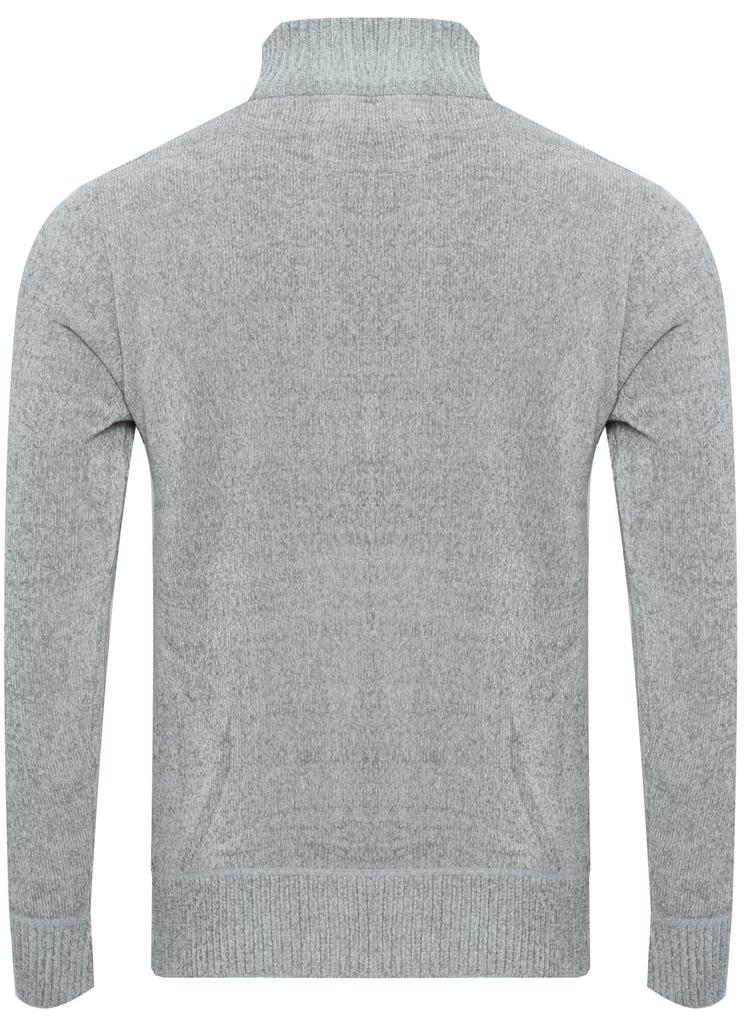 Men' Turtleneck Sweater - S8682 Light Gray