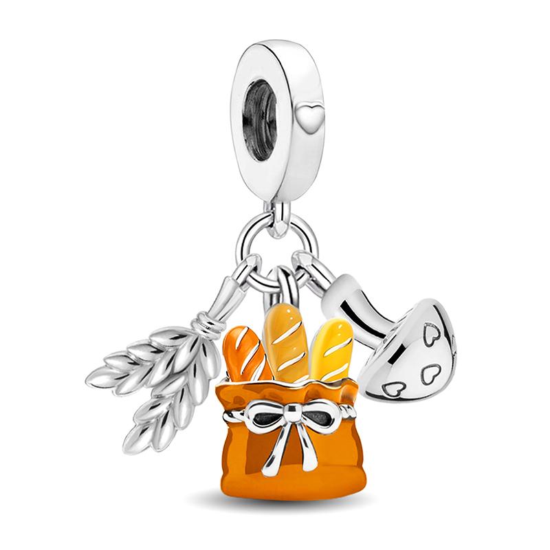 Медь Теплый Клен Лист Белка Золотая Осень Серия Бусина Подходит для Изготовления Браслетов Своими Руками Подарок Ювелирное Изделие Высокого Качества