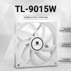 Thermalright TL-9015W 9см Тонкий Вентилятор Белый Вентилятор, Гидравлический Подшипник 15мм Тонкий Вентилятор для Корпуса, 4pin PWM 2700 об/мин.