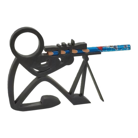Креативный держатель для ручек Stickman, 3D-печатная фигурка-линия, подставка для карандашей, новинка, органайзер для канцелярских принадлежностей для дома, офиса, декора стола