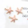 10pcs Zinc Alloy Starfish Charms Shell Pendant Necklace Bracelet Earrings Accessories for DIY Charming Jewelry Findings Making