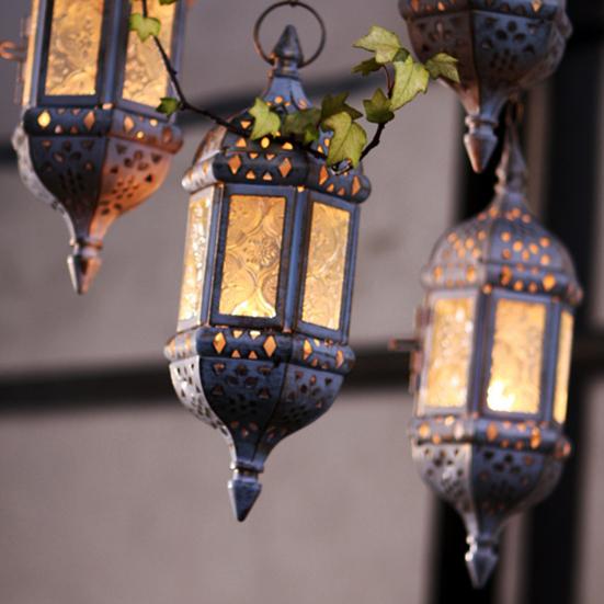 Подвесной подсвечник из железа, винтажный стеклянный марокканский подсвечник для чайной свечи в европейском стиле