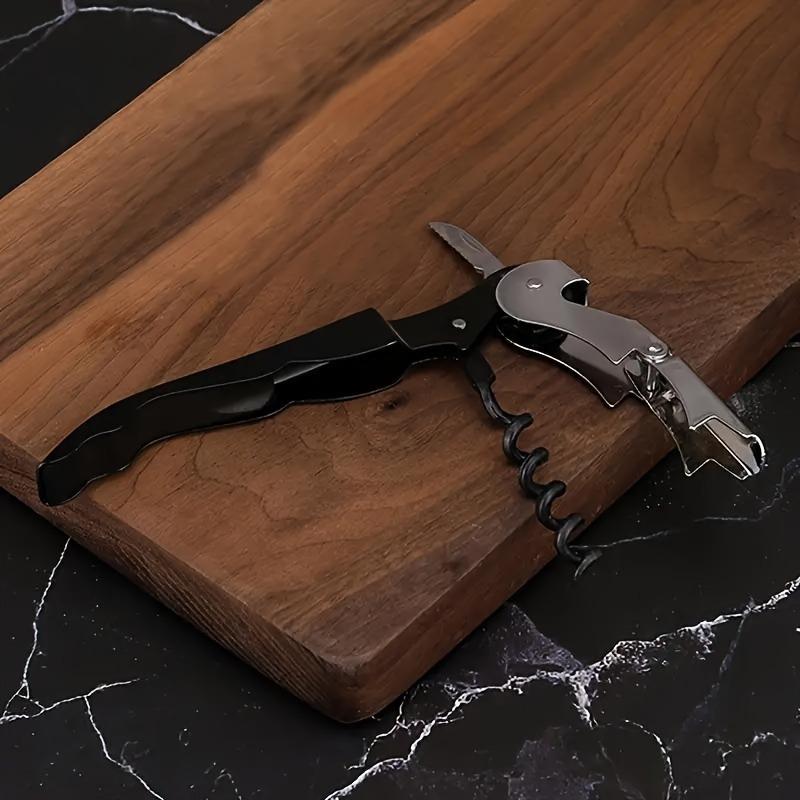 1 шт., штопор из нержавеющей стали Easy-Glide - 4,7-дюймовый легкий штопор для вина для использования дома и в автофургоне