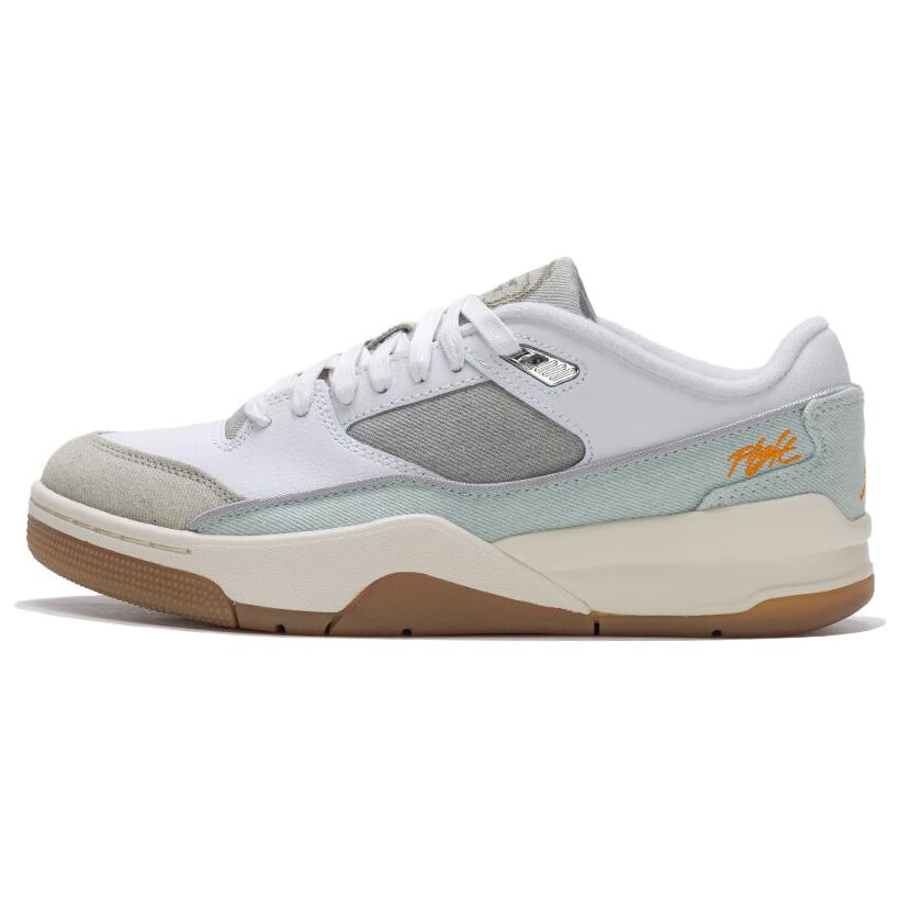 Jordan Flight Court Comfortable Soft Low Top Retro Basketball Shoes Men Sneakers White IM6665181