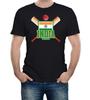 Mens India Cricket Supporter Flag T-Shirt World Cup Twenty Test Match