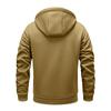 Lamb Fleece Men's Hoodie With Thickened Fleece Winter, Hooded Sportswear, Casual Cardigan, And Warm Jacket