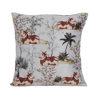 Чехол для подушки KOKO MAISON INC Happy Cow Polystain | Застежка-клапан | Цифровая печать