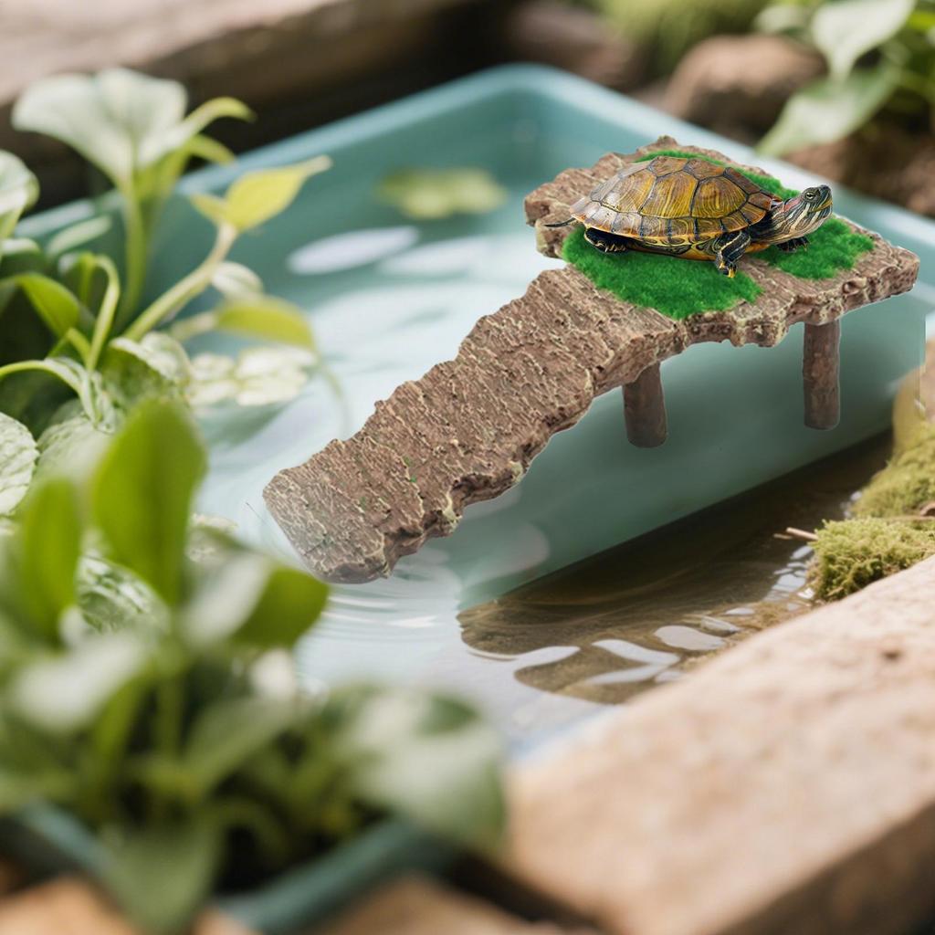 Терраса для черепах Терраса для отдыха черепах Зона для принятия солнечных ванн Лестница для лазания Товары для домашних животных Среда обитания для черепах ящериц террапин лягушек