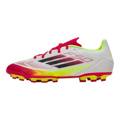 F50 League Классические Удобные AG (Резиновые короткие шипы) Искусственный газон Прочные Дышащие Футбольные бутсы Мужские Футбольные бутсы Белый Красный Желтый IE1262