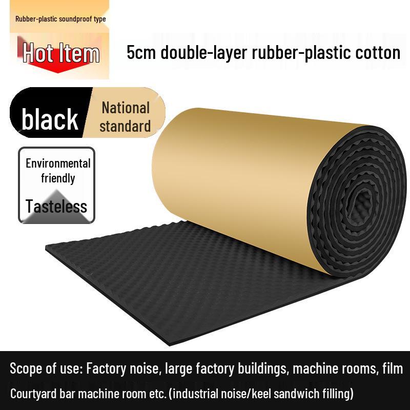 Самоклеящаяся звукоизоляционная панель с огнезащитой - Снижение и поглощение шума