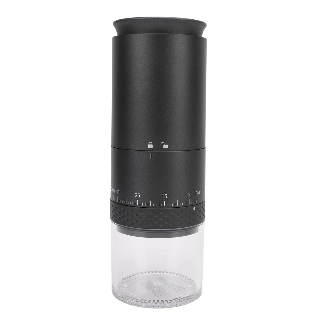 One Touch Coffee Grinder 110ml Powder Capacity Removable Chamber 38 Speeds USB Rechargeable Coffee Grounder Mill