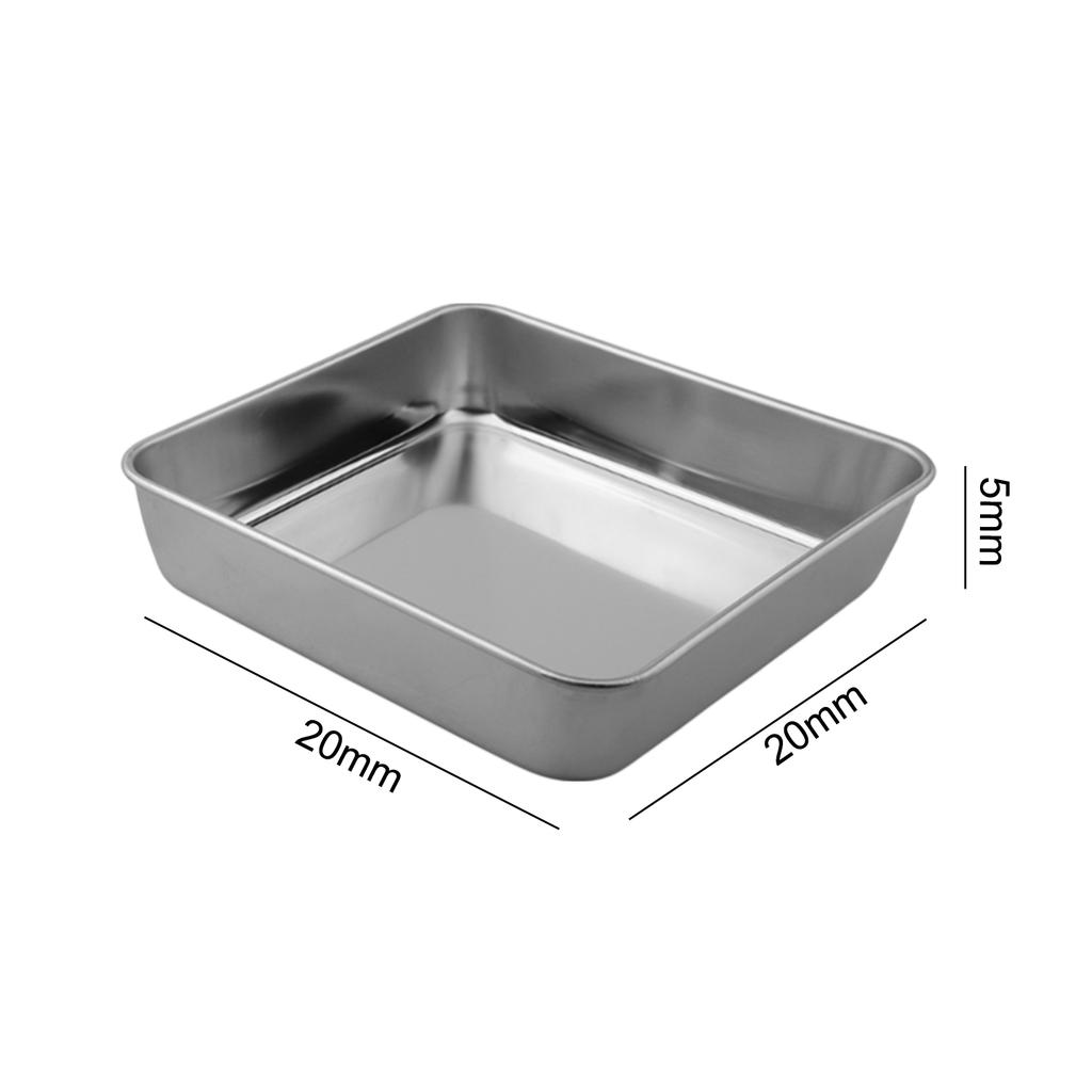 Stainless Steel BakingPan Roast Turkey Tray With Cooling Rack Kitchen BBQ Cake